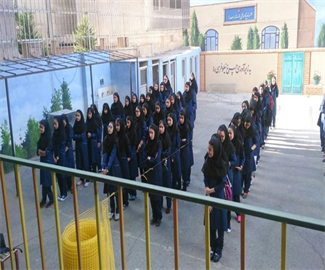 مراسم بازگشایی دبیرستان صدرا سال تحصیلی 95-94