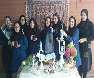 سفره هفت سین و تقدیر از شاگردان ممتاز